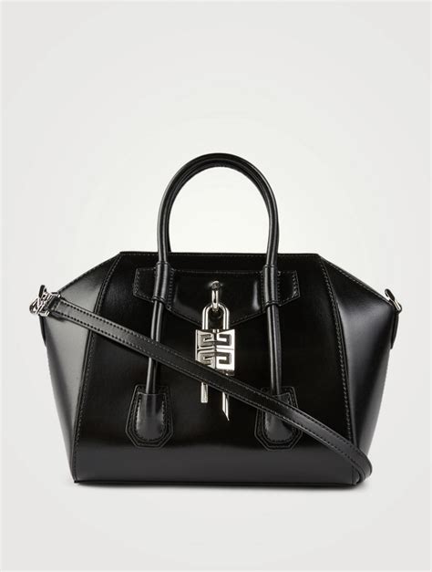 givenchy antigona leather satchel|mini antigona lock leather satchel.